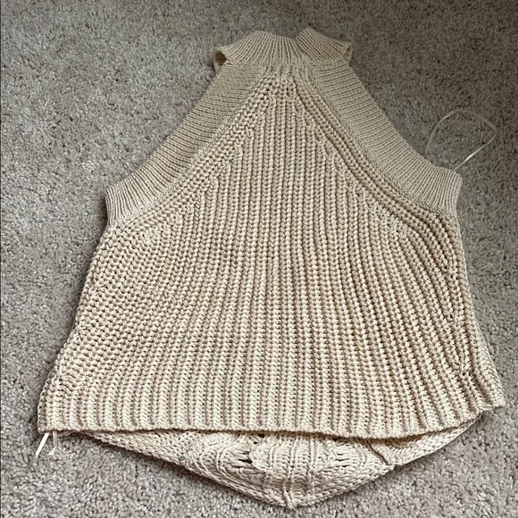 Fate Beige Knit Sweater Shirt - Picture 3 of 5